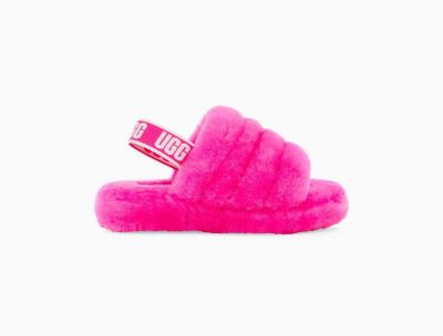UGG Fluff Yeah Slides for Big Kids - Rose India